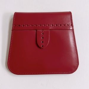 Rare Givenchy Red Leather Wallet